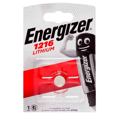 Элемент питания литиевый CR1216 Energizer BL1