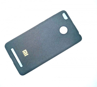 Чехол Xiaomi Redmi 3Pro 3S бампер бархатный силикон серый XIAOMI