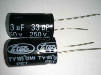 Конденсатор электролитический 33 мкФ 250 В (Ltec)