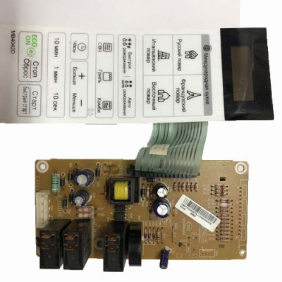 Модуль-управления-и-индикации-микроволновой-(СВЧ)-печи-LG-CJ1220-EAX64628702-(демонтаж-с-MB4042D)