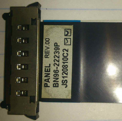 Cable Samsung UE40EH5307KXRU ver HSO2 Panel BN96-22239P JS120810C2 CNJS E308724 AWM 20861 105C 60V V