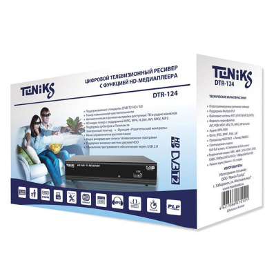 Цифровой эфирный ресивер Teniks DTR-124