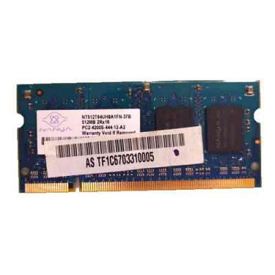 Оперативная память DDR2 512 MB Nanya 533 МГц SODIMM NT512T64UH8A1FN-37B