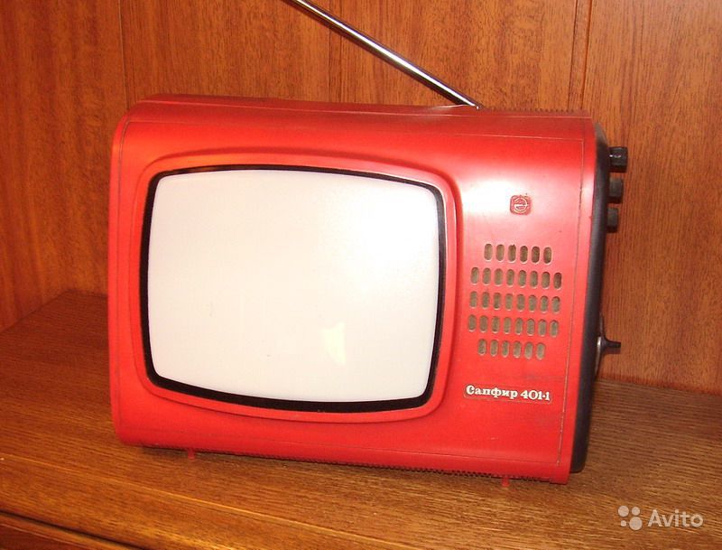 CRT телевизор СССР Сапфир 401.1 CRT телевизор СССР Сапфир 401.1