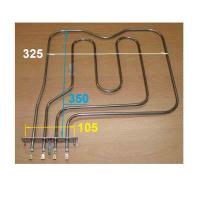 ТЭН верхний и гриль  800W+1200W 230V 325x350мм КА02-SS0926CВ13В
