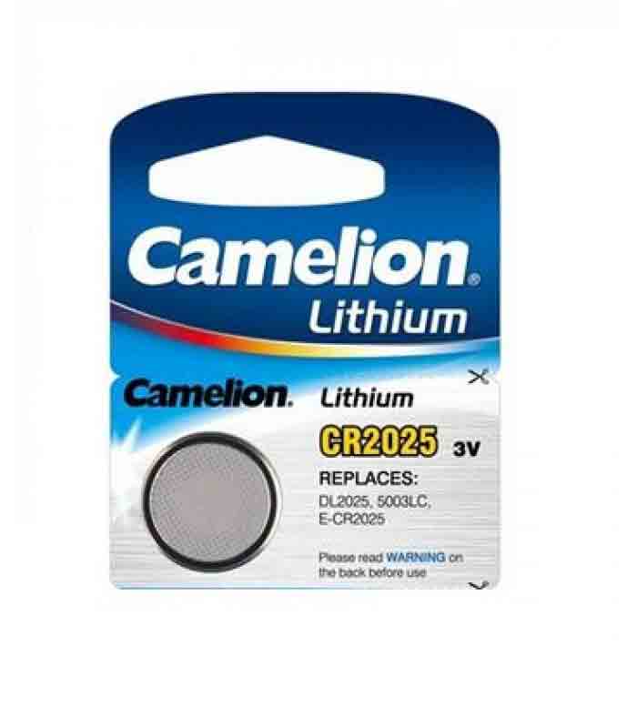 Элемент питания CR2025 литиевый Camelion BL5