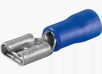 Клемма плоская, гнездо, полностью изолированная, 6,3мм