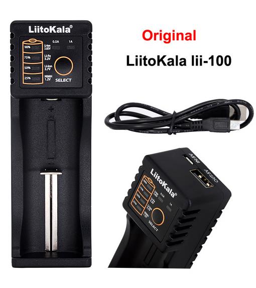 Зарядное устройство универсальное для Li-ion Lii-100 18650 26650 LiitoKala