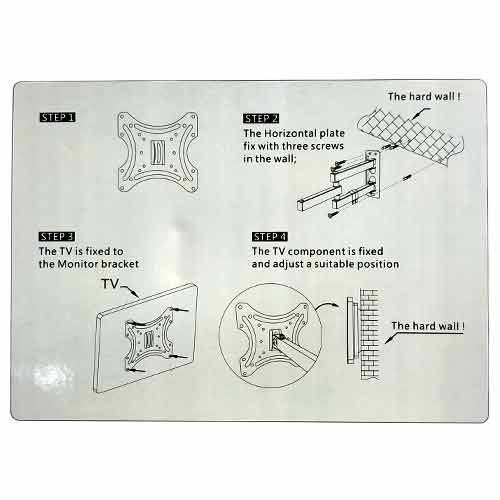 Кронштейн для телевизора 14"-42" Flat panel Tilt mount