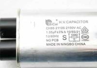 1,5мкФ 2100В CH85 - конденсатор СВЧ (для микроволновй печи) CH85-21150 клеммы 4.8мм