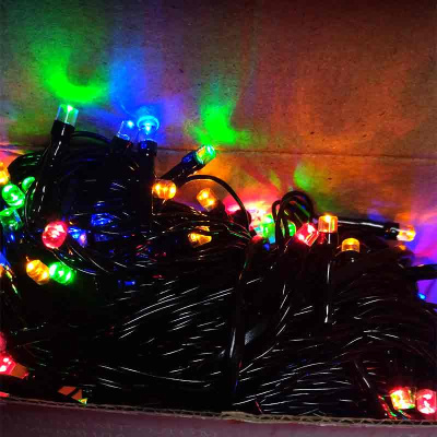 Гирлянда нить 140 led цветная 10 м 150