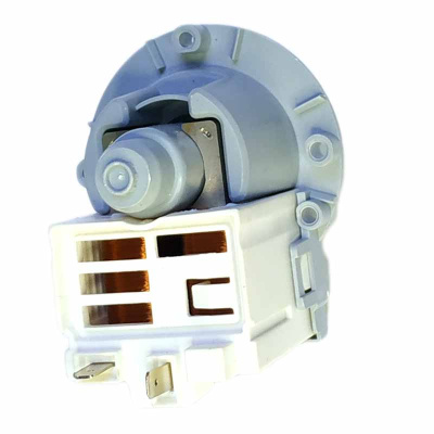 Насос сливной универсальный для стиральных машин на 3 винтах с медной обмоткой DRAIN PUMP PRC - вид сзади