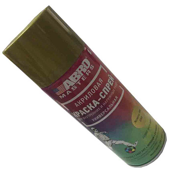 Краска-аэрозоль-SP-030-AM-золотой-ABRO