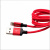 Data кабель USB-Apple iPhone 2.0м Силиконовая оплетка X14 Hoco - красный
