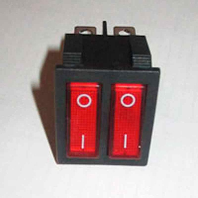 Кнопка масляного радиатора 2х клавишная, 4 контактов KN037 Кнопка масляного радиатора 2х клавишная, 4 контактов KN037