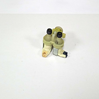 Электроклапан двойной 90° выпуск 12мм фишки mini 53114P A (Ariston Hotpoint) Фото 1 Электроклапан двойной 90° выпуск 12мм фишки mini 53114P A (Ariston Hotpoint) Фото 1