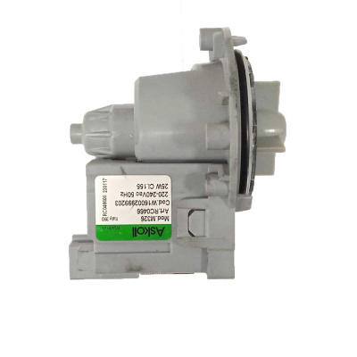 Насос сливной (помпа) M326 RC046600 W16002999203 Askoll 25W, крепл. — 3 винта, выводы — сзади вместе Фото 2