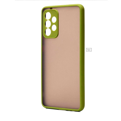 Чехол Samsung Galaxy A52 бампер силикон - зеленый
