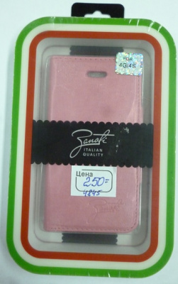 Чехол Zanoti для iPhone 4G 4S розовый