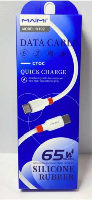 Data кабель Type-C - Type-C 1.0m Maimi X102