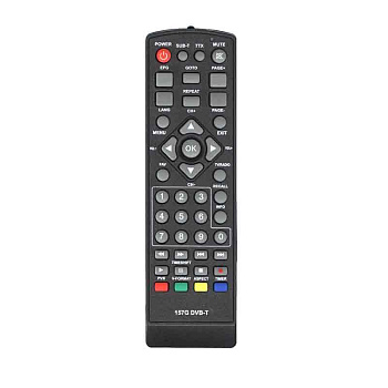 Пульт DVB-T2 ресивера Huayu 157G VER1