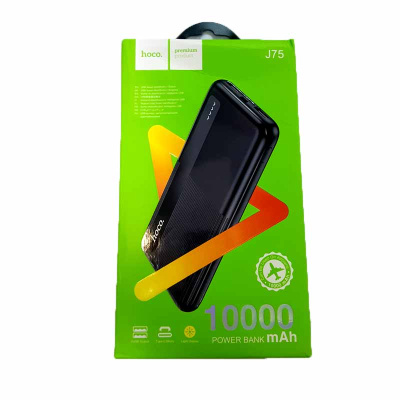  J75 Hoco Powerbank Портативная зарядка 10000 mAh - в упаковке