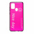 Чехол Samsung Galaxy A31 бампер силикон - nice day розовый