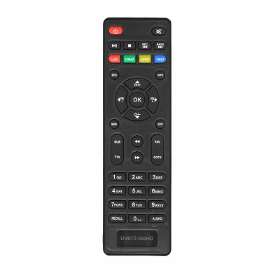 Пульт DVB-T2 ресивера Huayu DVBT2-555HD (Вариант 2)