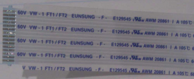 Cable Samsung PS51D490A1W Cable Samsung PS51D490A1W E129545 AWM 20861 I A 105C 60V VW-1 FT1/FT2 EUNS