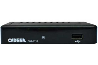 Цифровой эфирный ресивер DVB-T2 CDT-1712 Cadena
