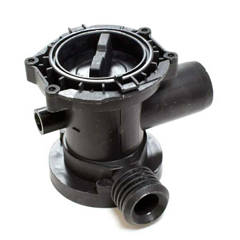 Корпус фильтра помпы Улитка с заглушкой стиральной машины Indesit (демонтаж с LBE129ALL)