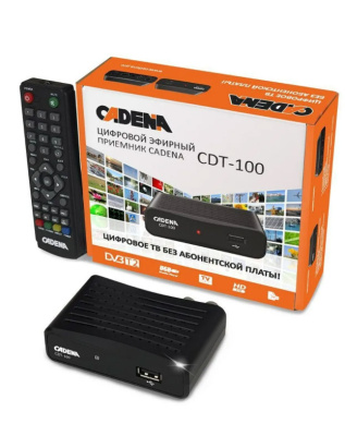 Цифровой эфирный ресивер DVB-T2 CDT-100 Cadena