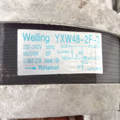 Насос рециркуляционный ПММ Welling YXW48-2F-3 вид 3