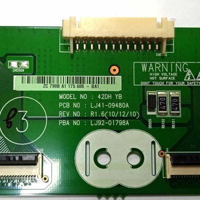 YDriveBoard Samsung LJ41-09480A 42DH YB LJ92-01798A LJ41-09480A R1.6 Фото 2