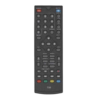Пульт DVB-T2 ресивера Huayu T50