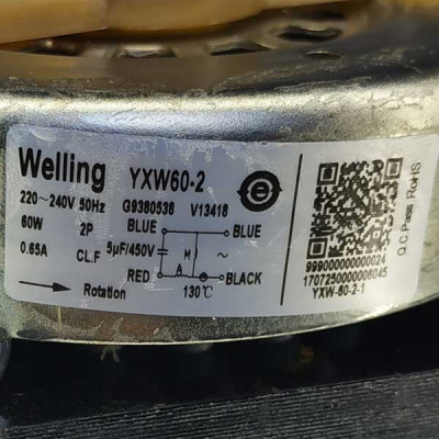 Насос Welling YXW65-2B - шильд