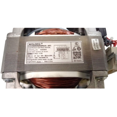 Двигатель стиральной машины Candy 41025049 мощн. 360W (Wolong) Фото 2 с маркировкой