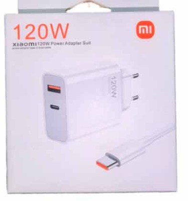 Зарядное устройство Xiaomi PD120W 3А с Type-C белое