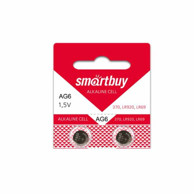 Батарейки AG6 Alkaline Smart Buy SBBB-AG6-10B 1.5В BL10