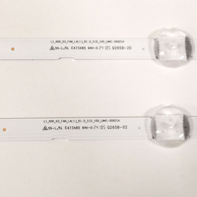 LED_Strip (светодиодная подсветка) Samsung L1 N5K D3 FAM L4(1) R1.0 S1D 100 LM41-00621A L1_N5K_FAM_R3(1)_R1.0_S1D_100_LM41-00623A фото с надписью 2 LED_Strip (светодиодная подсветка) Samsung L1 N5K D3 FAM L4(1) R1.0 S1D 100 LM41-00621A L1_N5K_FAM_R3(1)_R1.0_S1D_100_LM41-00623A фото с надписью 2