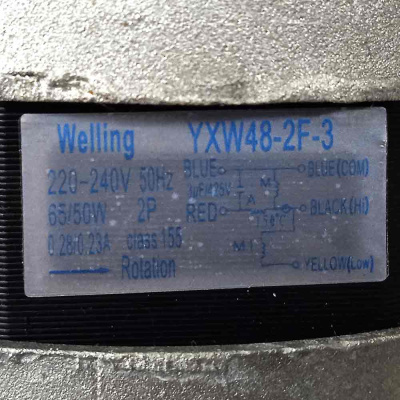 Насос рециркуляционный ПММ Korting YXW48-2F-3 Оригинал (Welling) Фото 3