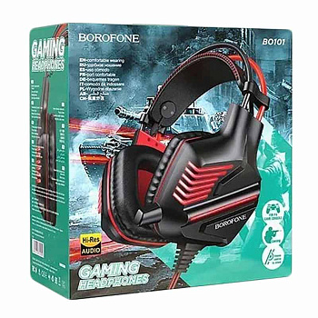 Наушники со встроенным микрофоном ВO101 Jack (red) Borofone