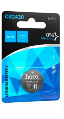 Элемент питания CR2430 литиевый Hoco 5011LC 3.0В BL1