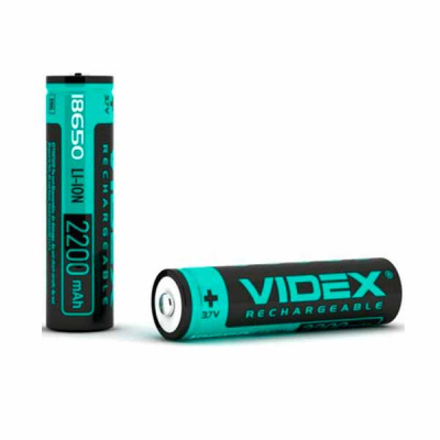 Аккумулятор 18650 Li-ion Videx VID-18650-2.2-NP 3.7В 2200мАч