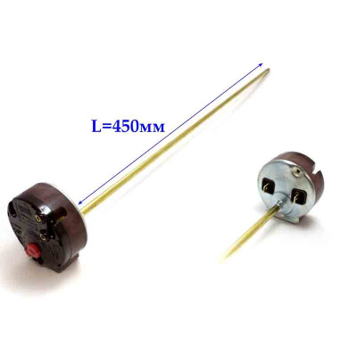 Термостат 450mm 70 90°C (20A-250V), круглый с термозащитой RTS3