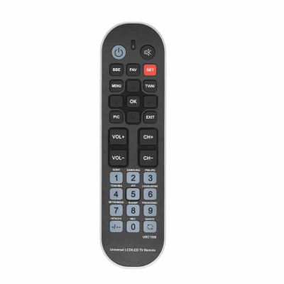 Пульт Универсальный пульт LG, Samsung, Sony, Toshiba, BBK, JVC, TCL, AKAI, Aiwa, Funai, HAIER, Sharp, Philips, Shivaki URC1500 (Huayu)