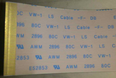 Cable LG 42PC1R-ZH E52853 AWM 2896 80C VW-1 LS Cable -F- DB