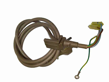 Кабель-питания-микроволновой-(СВЧ)-печи,-EURO,-VDE,-1,2-м,-серый,-БУ