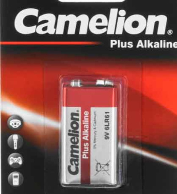 Батарейка алкалиновая Camelion Plus Alkaline 6LR61-SH крона 1 шт