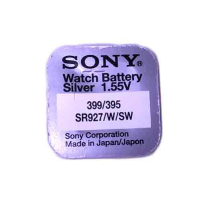 Элемент питания 395 серебряно-цинковый 1.55V 395 (395, SR927SW, SBAP-DP, RW313) Sony